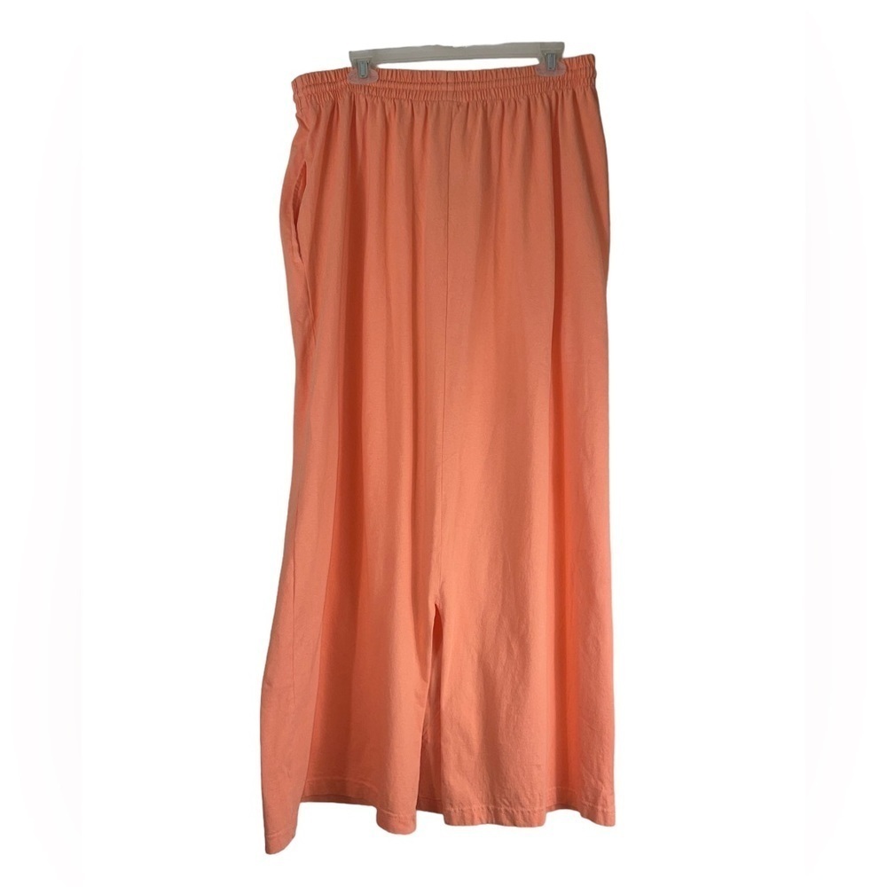 NWT OnQue cotton maxi skirt with print embellishments. Size 2X #C2169 - Picture 2 of 6
